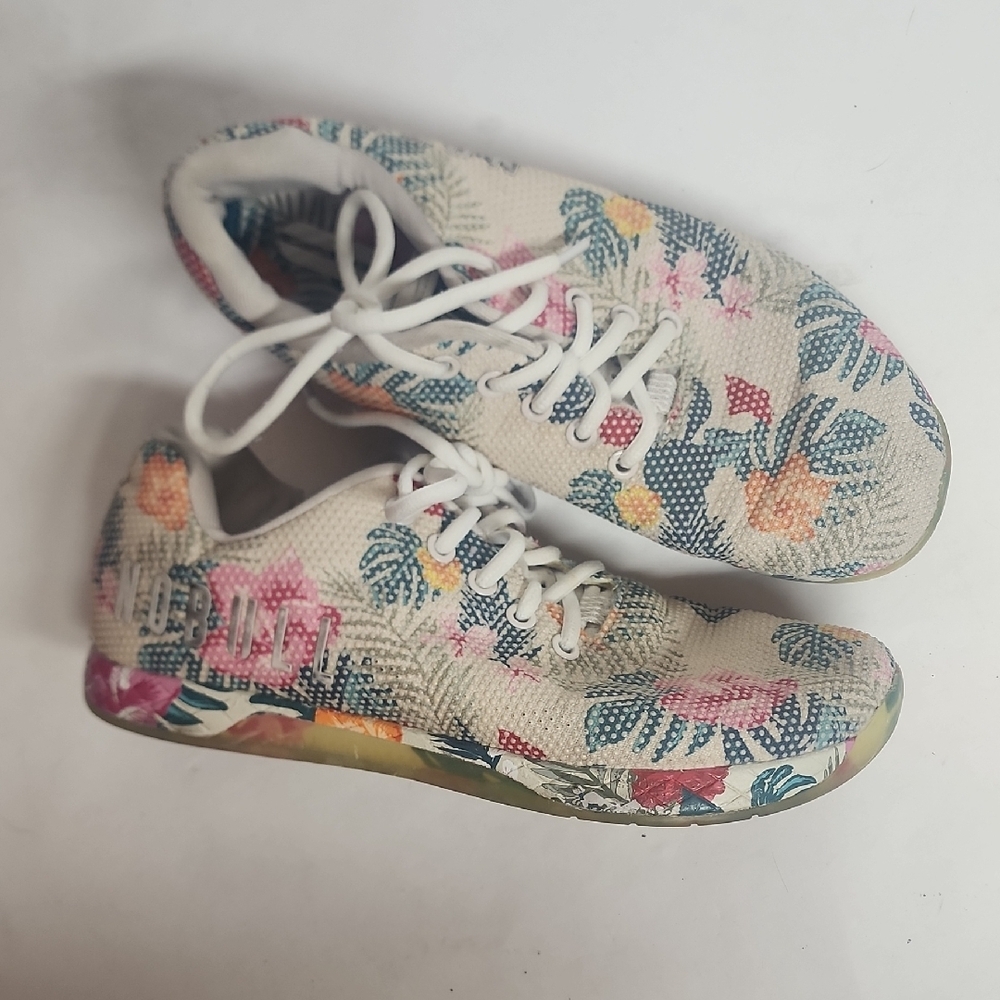 NOBULL Floral Unisex Strength Trainer M8/9.5W Shoes.  GARDENCORE. Trainers Pick.